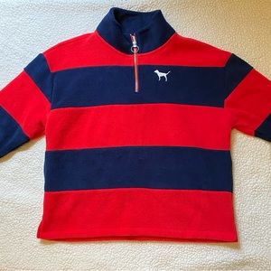 Pink Victoria’s Secret fleece pullover
